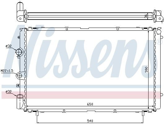 63796 Nissens Refrigeración del motor