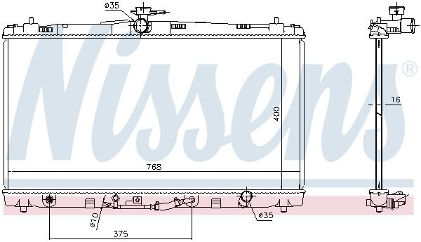 646906 Nissens Refrigeración del motor