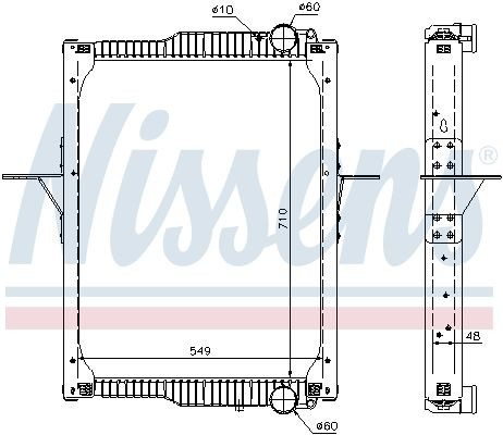 65475 Nissens Refrigeración del motor