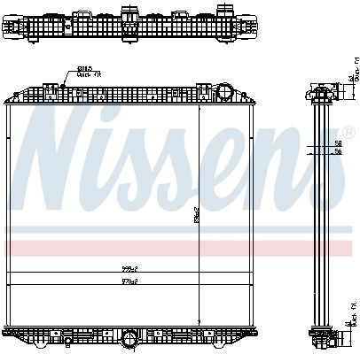671750 Nissens Refrigeración del motor