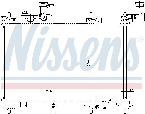 675023 Nissens Refrigeración del motor