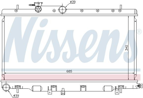 Comprar 67709 Nissens Radiador de auto