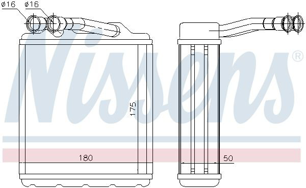 Comprar 73464 Nissens Radiador calefacción