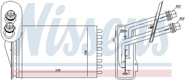 Calefactor Nissens 73850