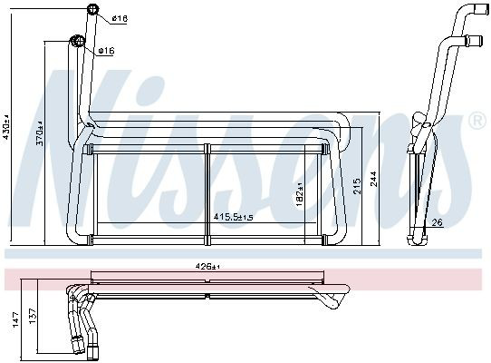 Calefactor Nissens 75007