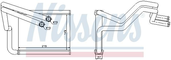 Calefactor Nissens 77633