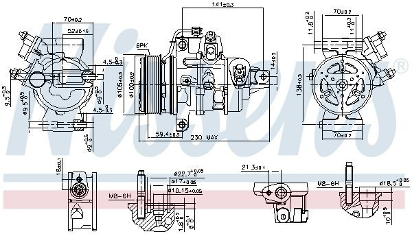  Compresor de aire acondicionado Ford Ka 