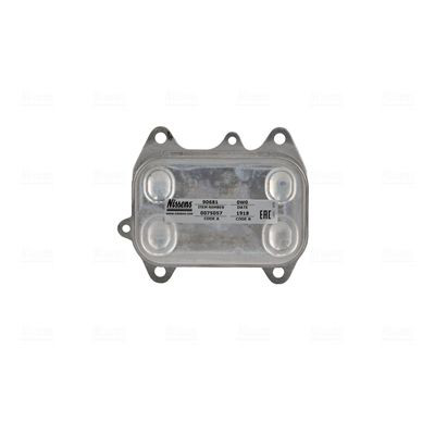 Radiador de aceite debajo del filtro Nissens 90681 precio, desde 39,20 EUR