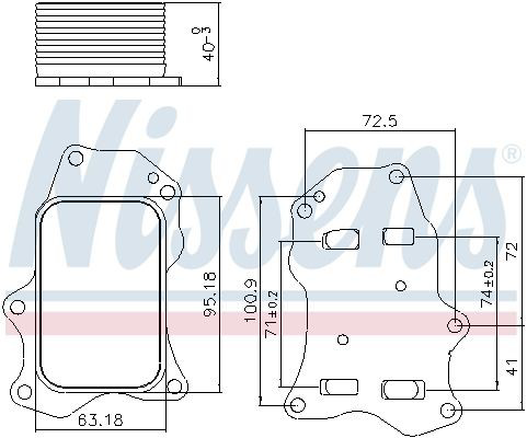Comprar 3557007 Peugeot/Citroen Radiador de aceite debajo del filtro