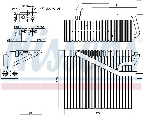 Comprar 92211 Nissens Evaporador de aire acondicionado