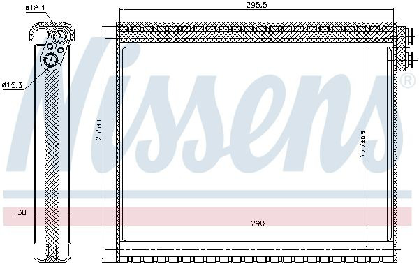 Evaporador de aire acondicionado Nissens 92341 precio, desde 61,42 EUR