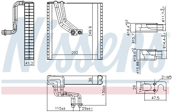 Evaporador de aire acondicionado Nissens 92369 precio, desde 142,02 EUR