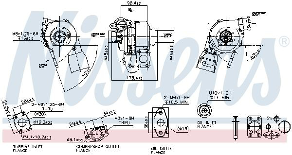 Comprar 93037 Nissens Turbo de coche