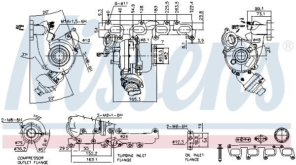 Turbocompresor Nissens 93076 precio, desde 219,84 EUR