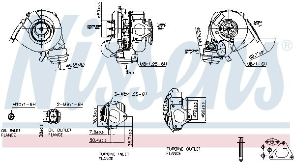93109 Nissens Turbo para motor