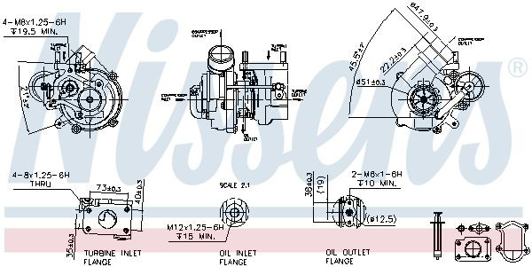 Turbocompresor 93158 Nissens