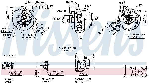 Turbo para motor para BMW 7  E38