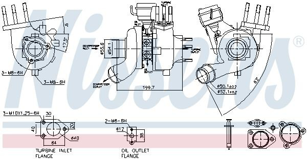 93228 Nissens Turbo para motor