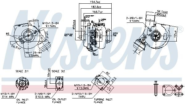 93249 Nissens Turbo para motor