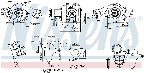 93265 Nissens Turbo para motor