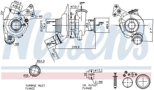 Turbocompresor BMW 3 sedán (G20, G80, G28) (2018 - 2026) precio, desde 893,25 EUR