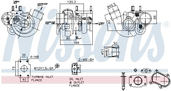 Turbocompresor Nissens 93473 precio, desde 396,40 EUR
