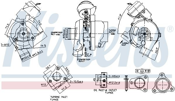 Turbocompresor Nissens 93497 precio, desde 381,88 EUR