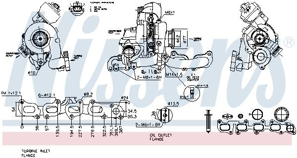 Comprar 93546 Nissens Turbo de coche