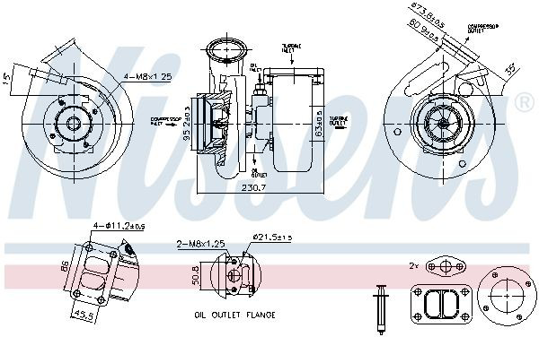 Turbo Nissens 93663
