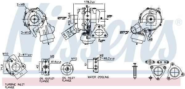 Turbocompresor Nissens 93668 precio, desde 440,24 EUR