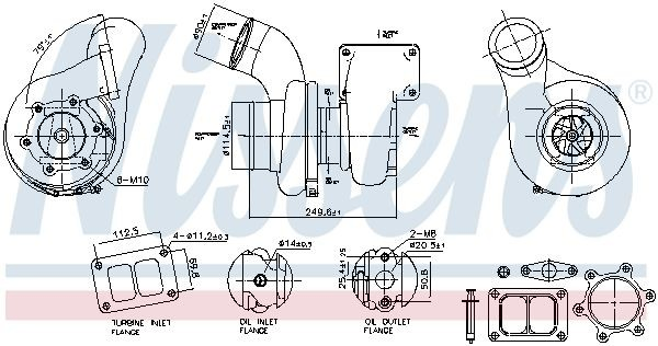 Turbo para motor para Renault Trucks MAGNUM III 