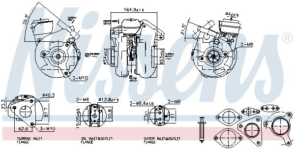 93779 Nissens Turbo para motor