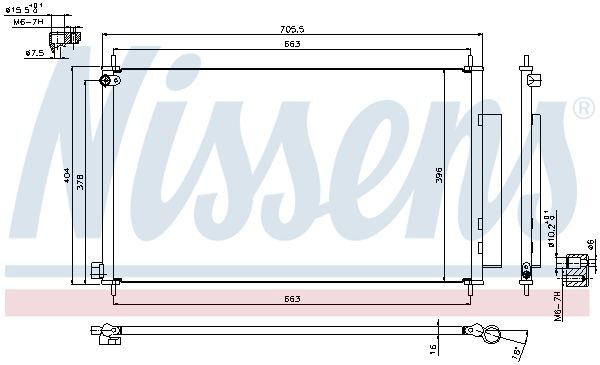 Aire acondicionado capacitor Nissens 940354 precio, desde 102,15 EUR
