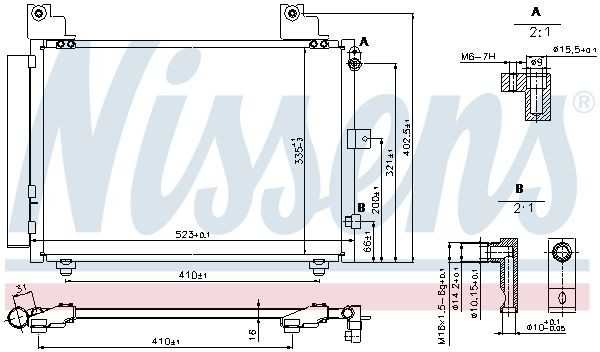 Comprar Condensador aire acondicionado Daihatsu Terios I J100, J102, J122