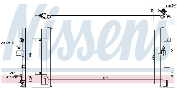 Aire acondicionado capacitor Nissens 940453 precio, desde 108,72 EUR
