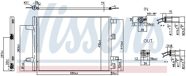 Condensador Nissens 941194