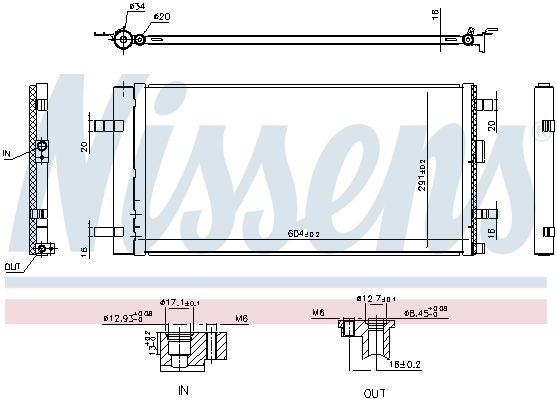 Aire acondicionado capacitor Nissens 941344 precio, desde 177,23 EUR