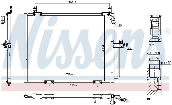 Aire acondicionado capacitor Nissens 94176 precio, desde 84,90 EUR