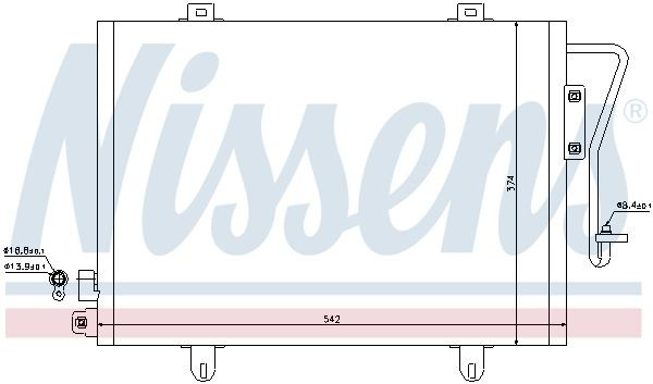 Aire acondicionado capacitor Nissens 94279 precio, desde 42,11 EUR