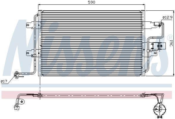 Aire acondicionado capacitor Nissens 94310 precio, desde 63,48 EUR