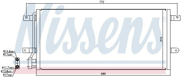 Aire acondicionado capacitor Nissens 94524 precio, desde 97,28 EUR
