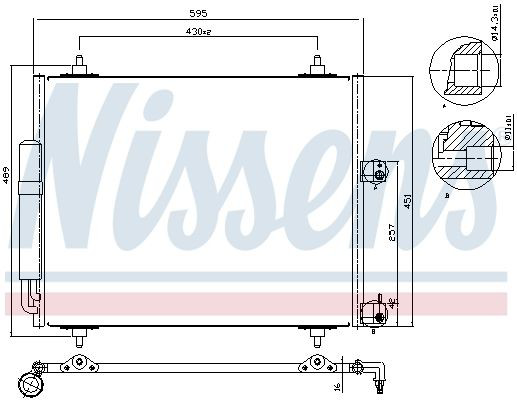 Aire acondicionado capacitor Nissens 94609 precio, desde 84,59 EUR