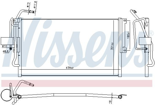 Comprar 94653 Nissens Condensador de aire acondicionado