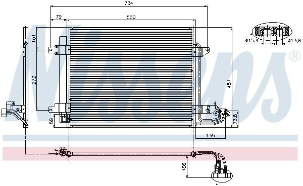 Comprar 94690 Nissens Condensador de aire acondicionado