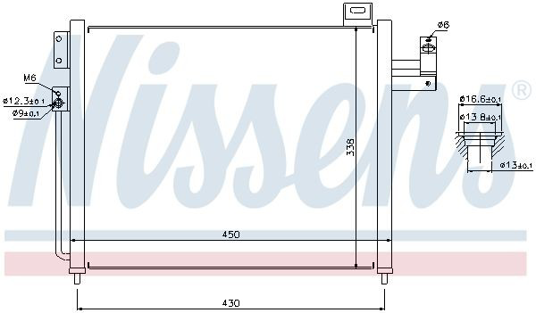 Comprar 94760 Nissens Condensador de aire acondicionado