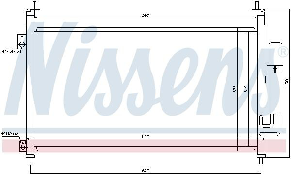 Comprar 94875 Nissens Condensador de aire acondicionado
