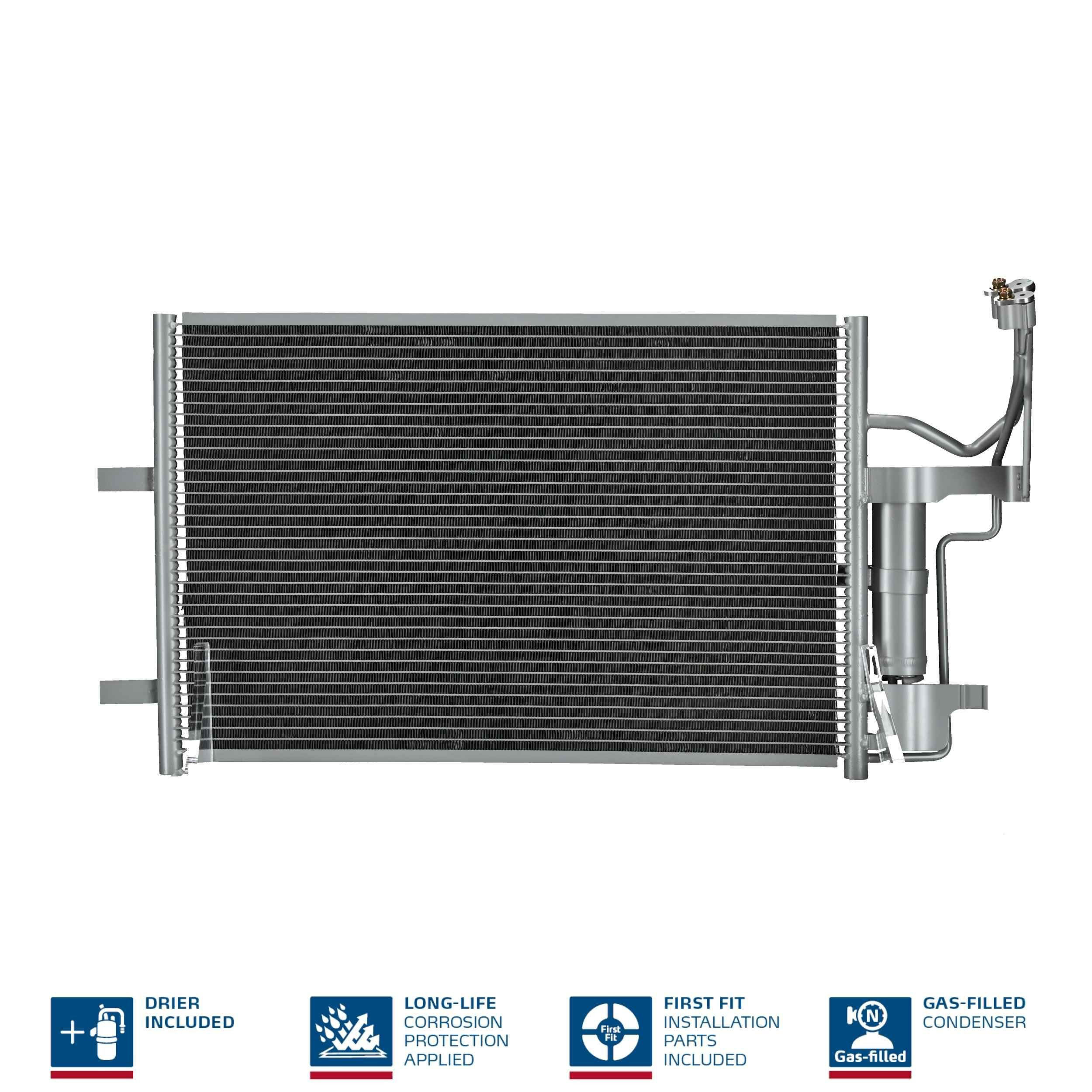 Condensador aire acondicionado 94902 Nissens
