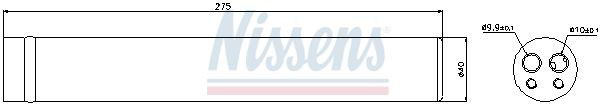 Filtro deshidratador 95441 Nissens