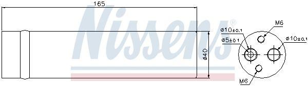 Filtro deshidratante Nissens 95481