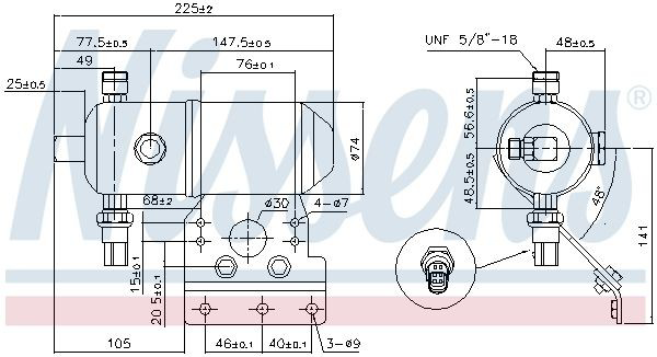 5010418750 Renault (RVI) Filtro deshidratante aire acondicionado